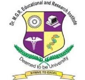Dr. M.G.R. Educational and Research Institute, Chennai.